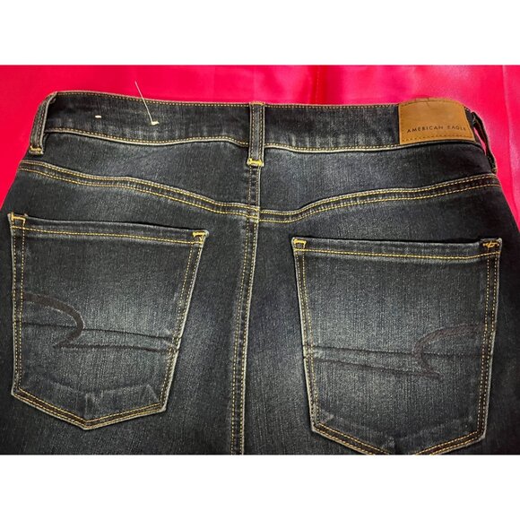 American Eagle Outfitters Womens Skinny Jeans Size 8 Regular Fit 360 Ne(x)t Leve - Picture 6 of 8